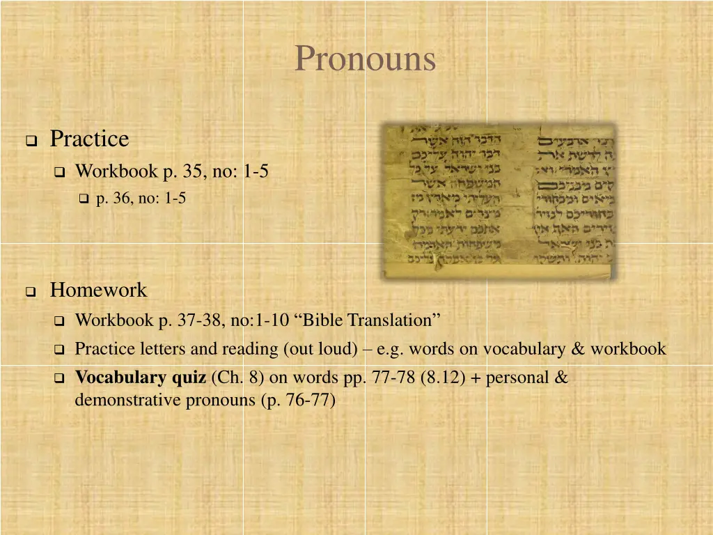 pronouns 16