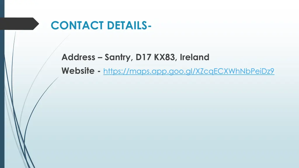 contact details