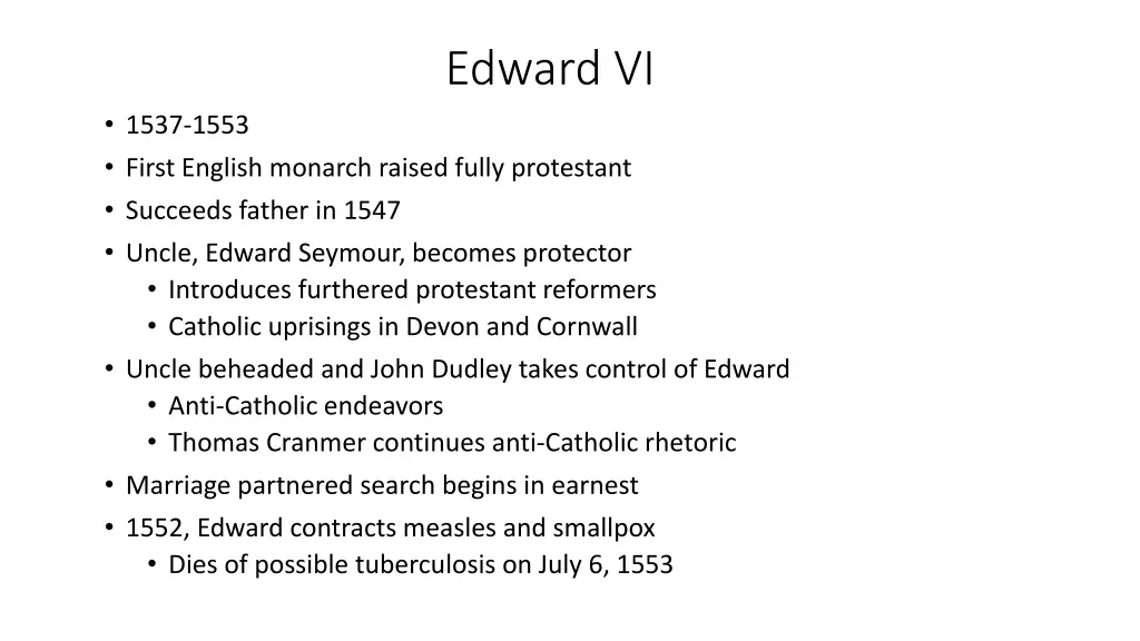 edward vi