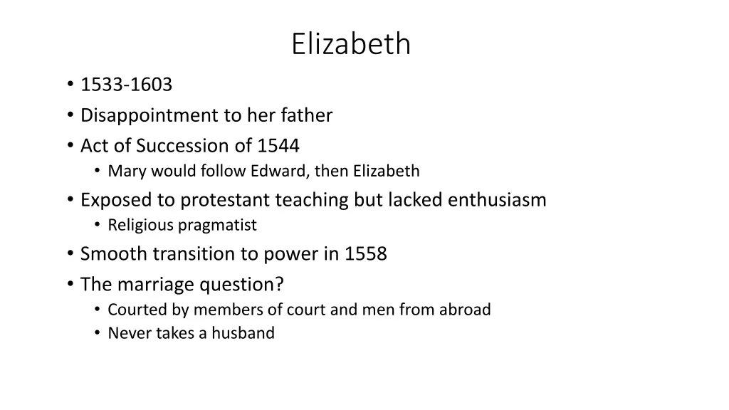 elizabeth