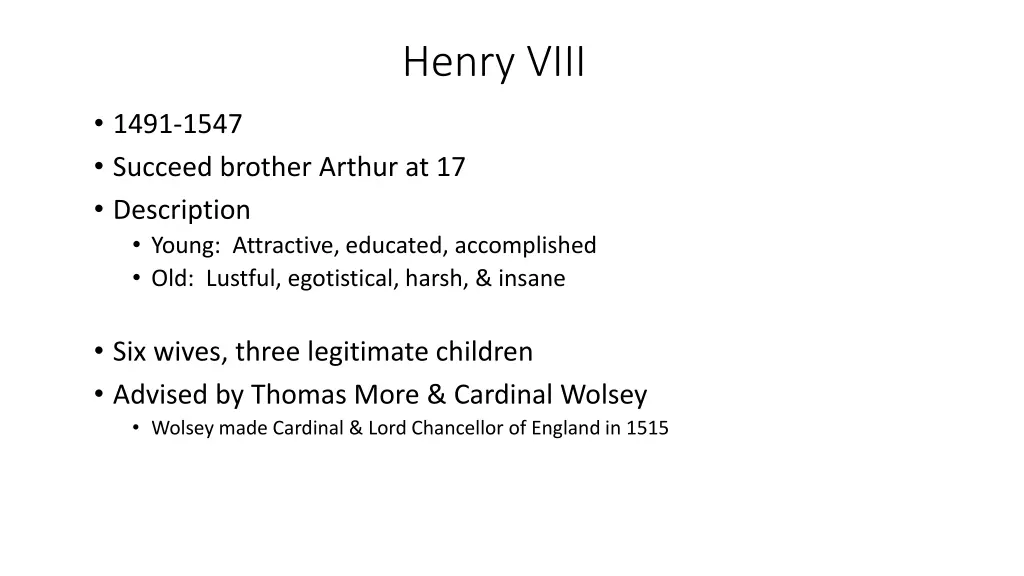 henry viii
