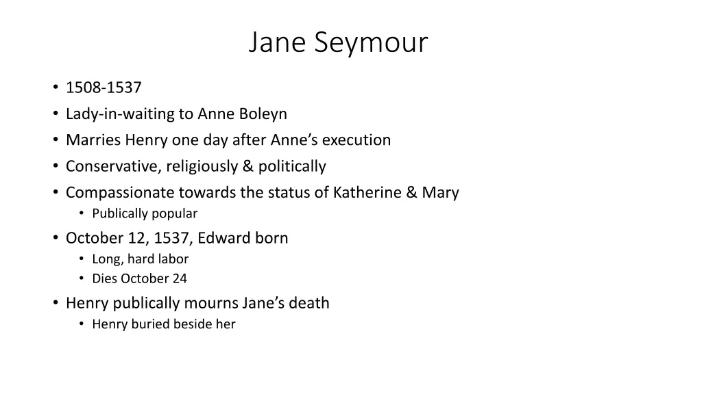 jane seymour