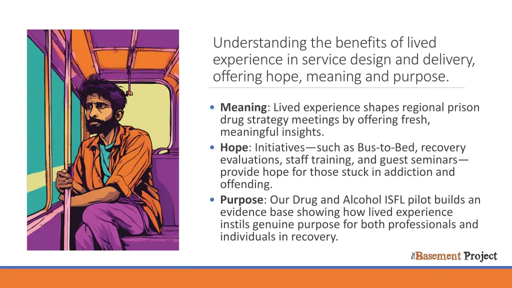 understanding the benefits of lived experience