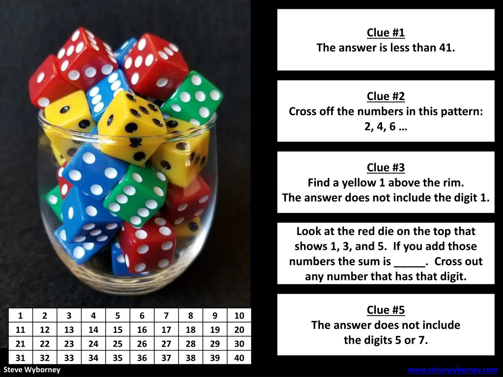 clue 1 1
