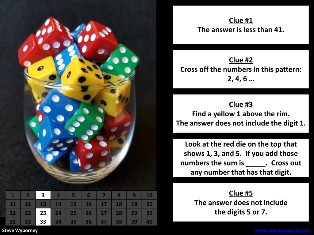 clue 1 2