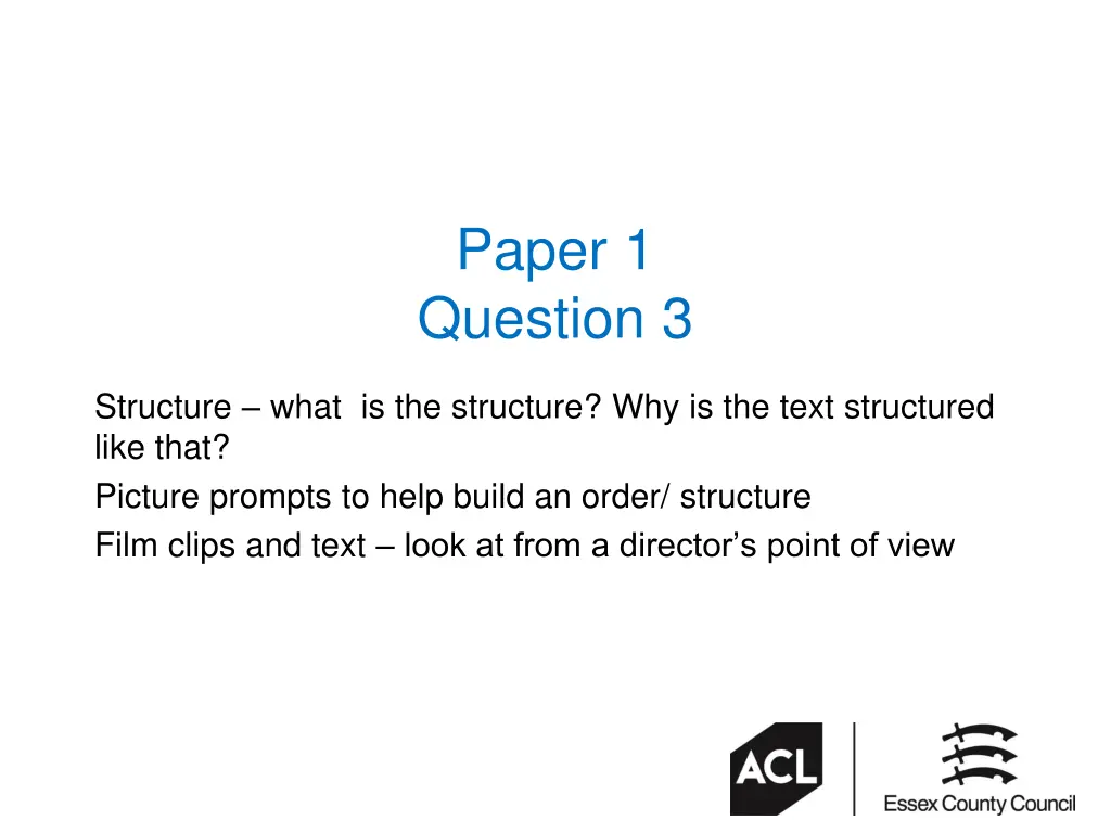 paper 1 question 3
