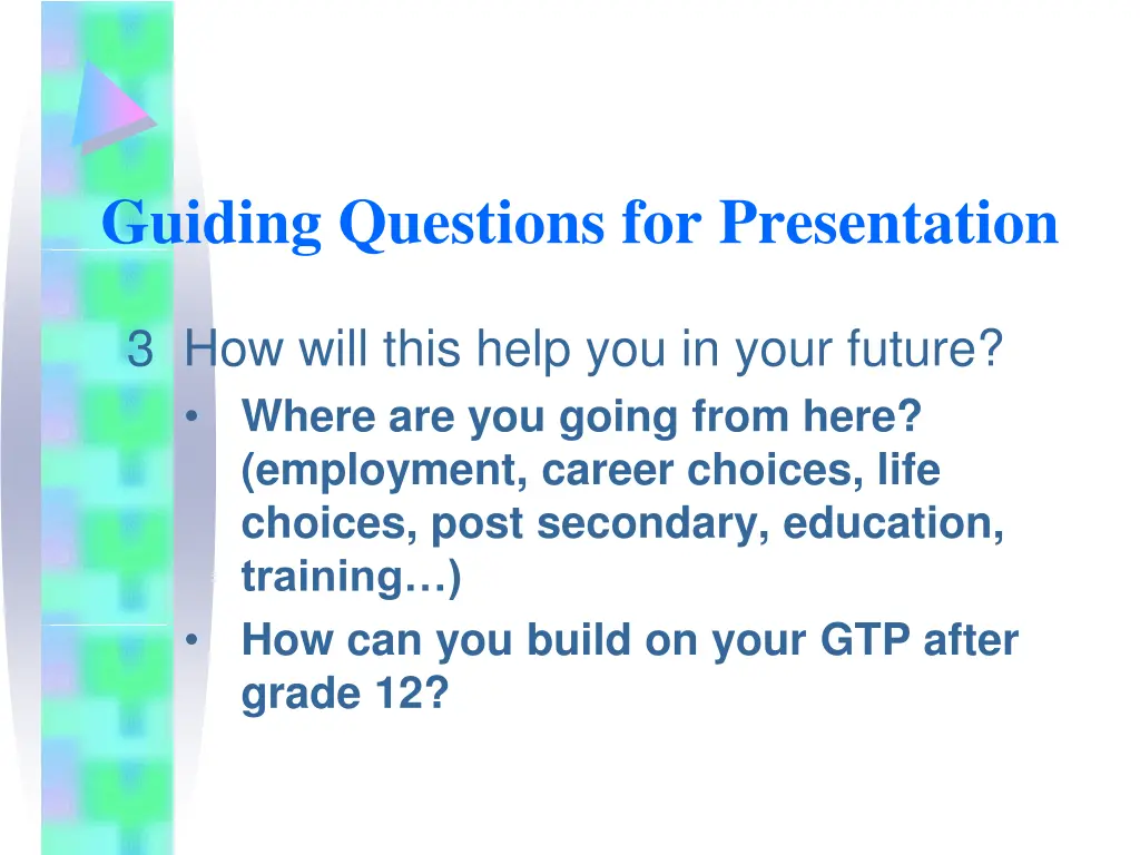 guiding questions for presentation 2