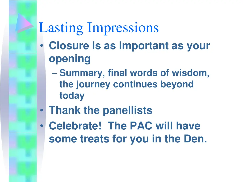 lasting impressions closure is as important