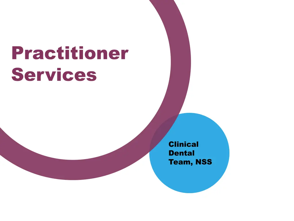 practitioner services
