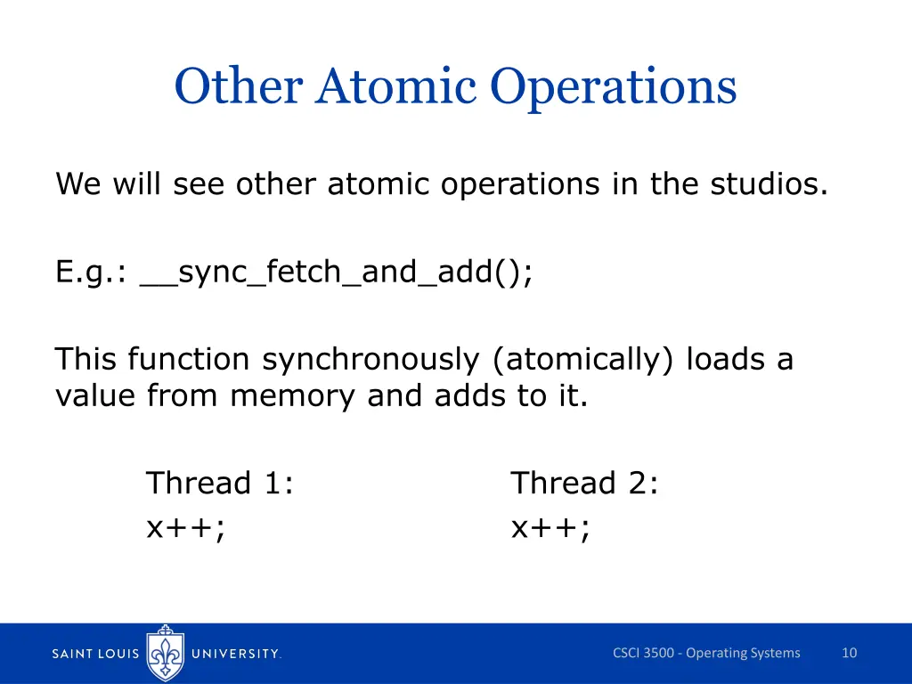 other atomic operations