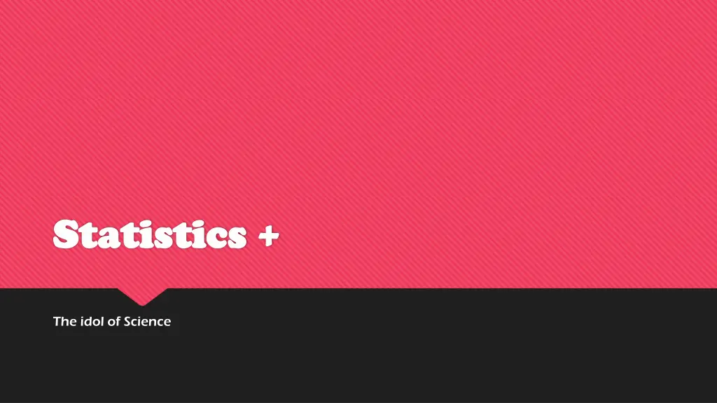 statistics statistics