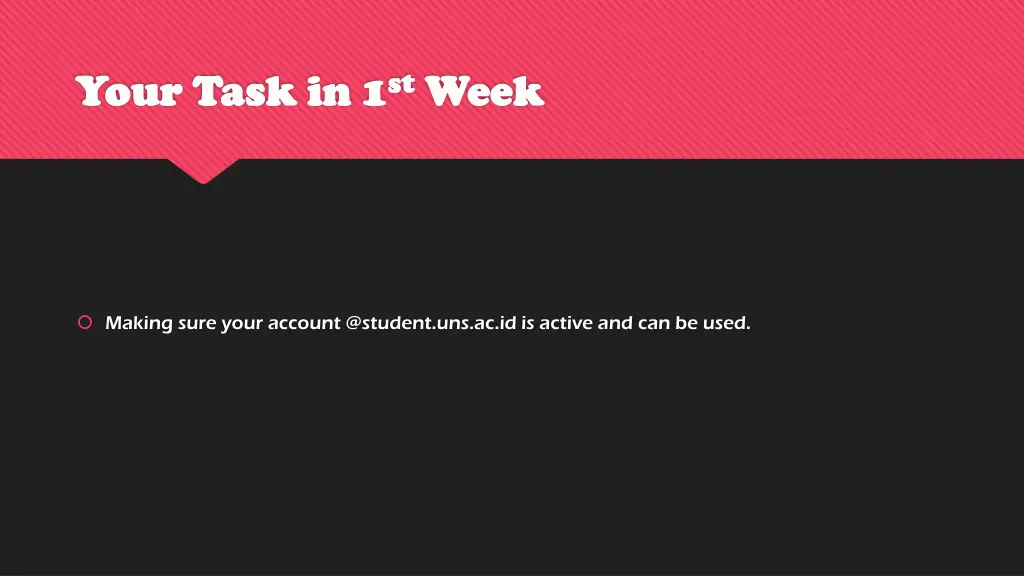 your task in 1 your task in 1 st