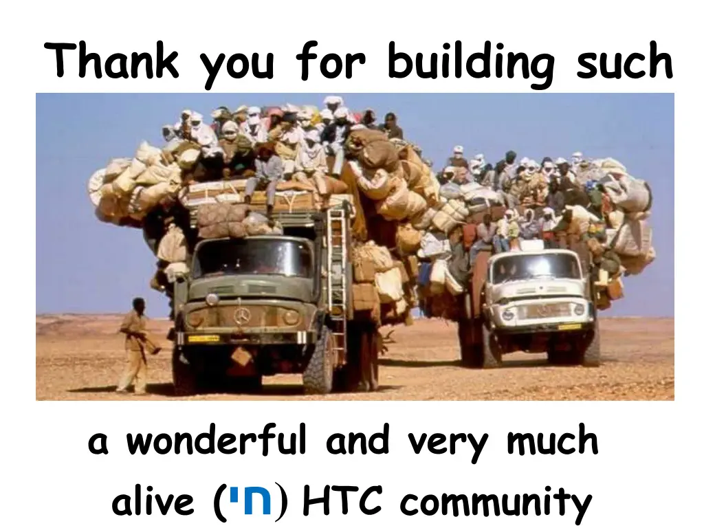 thank you for building such