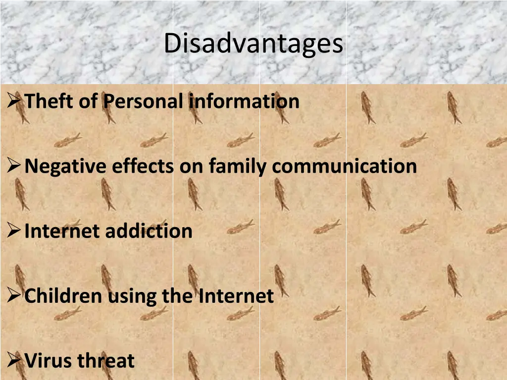 disadvantages