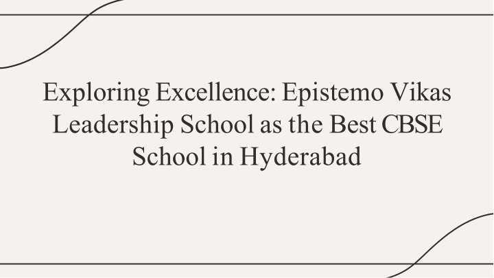 exploring excellence epistemo vikas leadership
