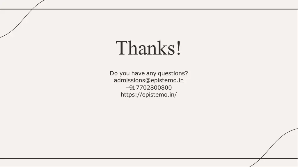 thanks