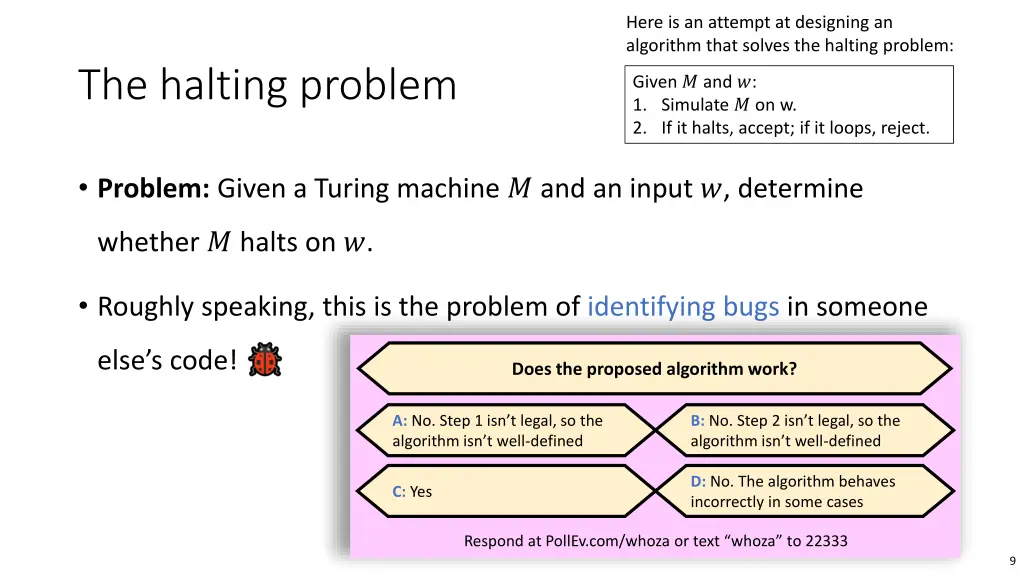 here is an attempt at designing an algorithm that