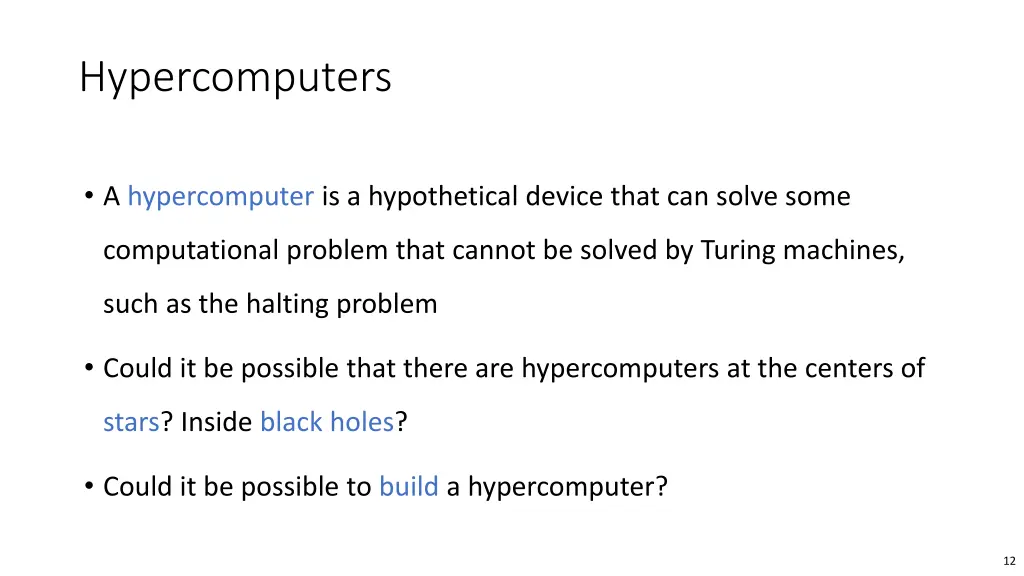 hypercomputers