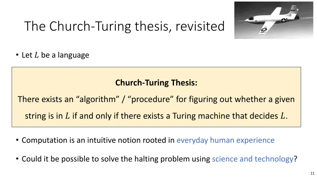 the church turing thesis revisited
