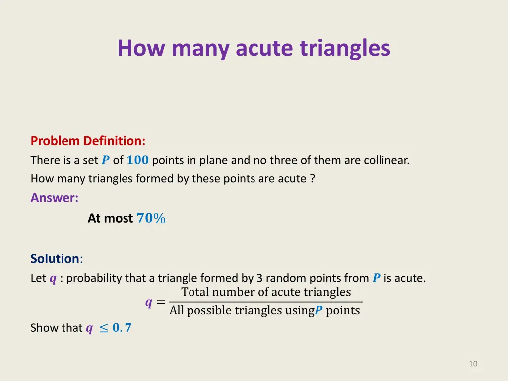 how many acute triangles