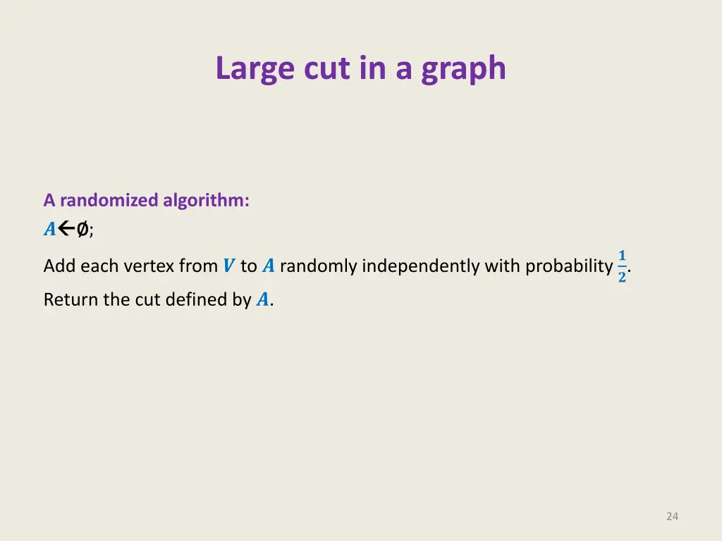 large cut in a graph 1