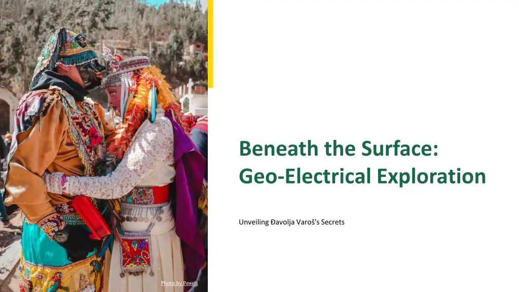 beneath the surface geo electrical exploration