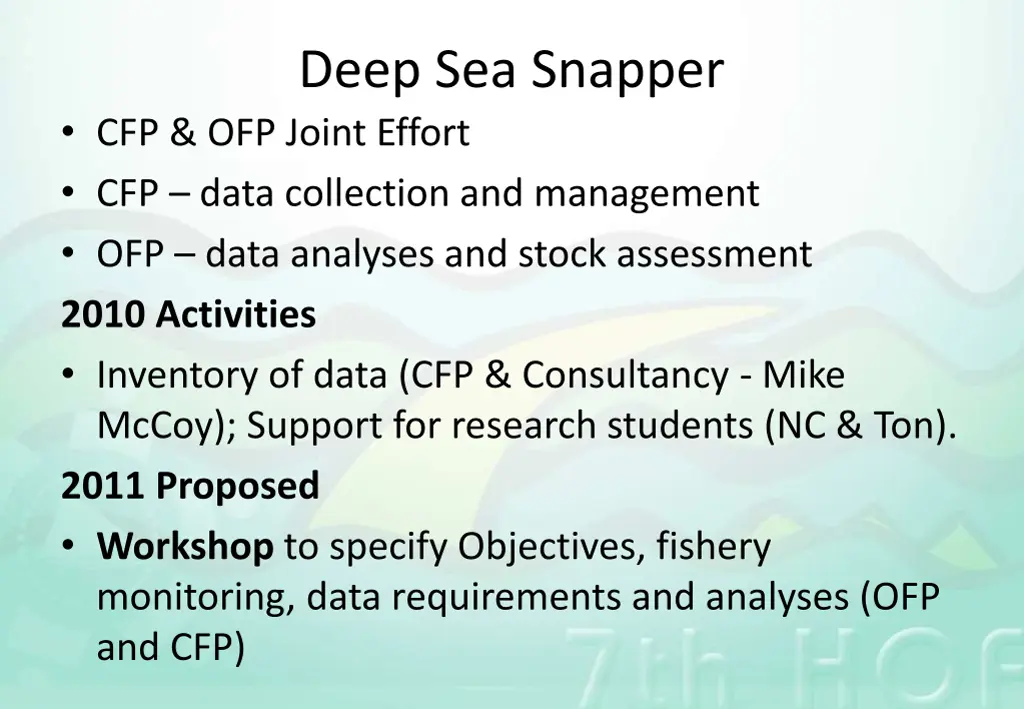deep sea snapper