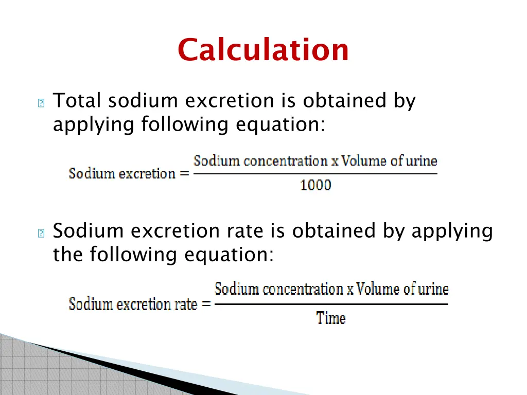 calculation
