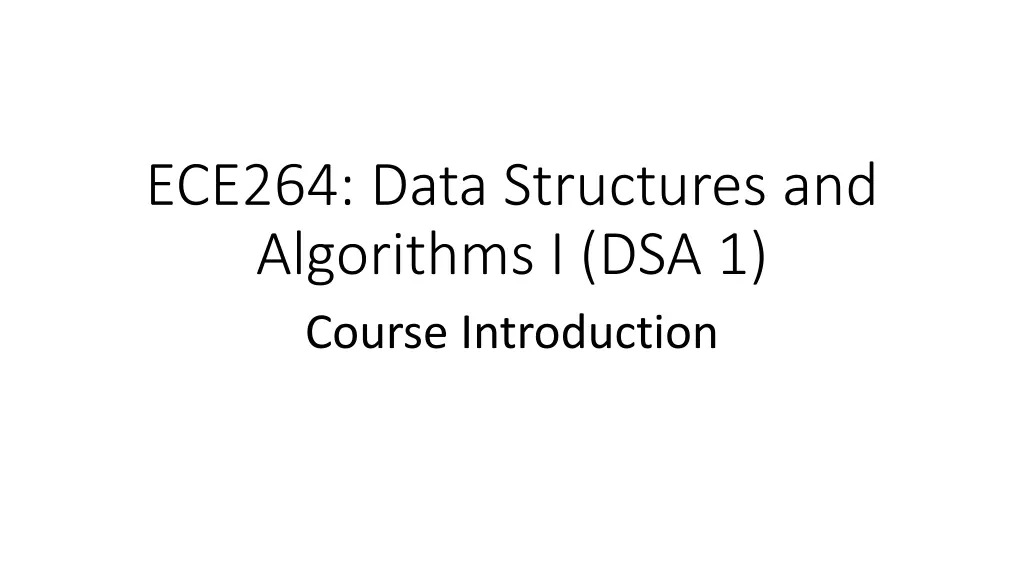 ece264 data structures and algorithms