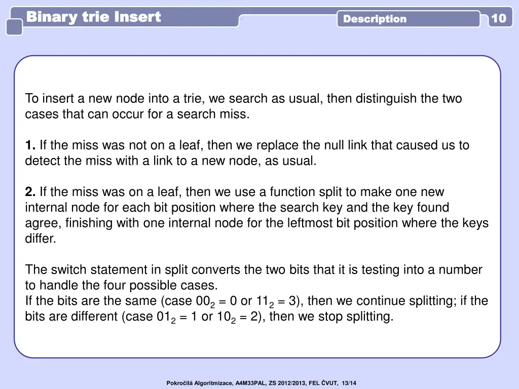 binary trie insert binary trie insert