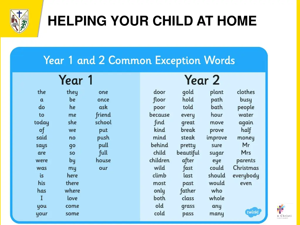 helping your child at home 1