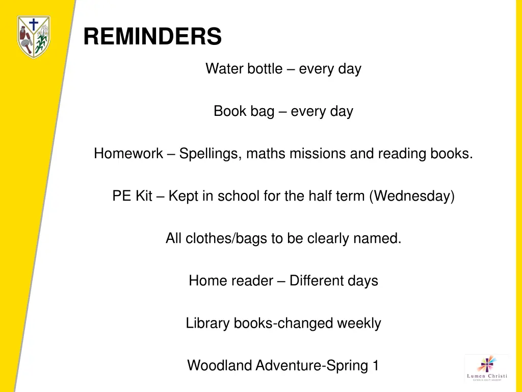 reminders