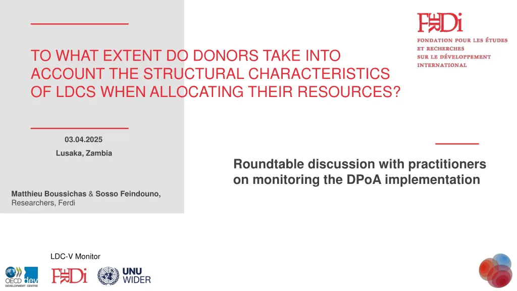 to what extent do donors take into account