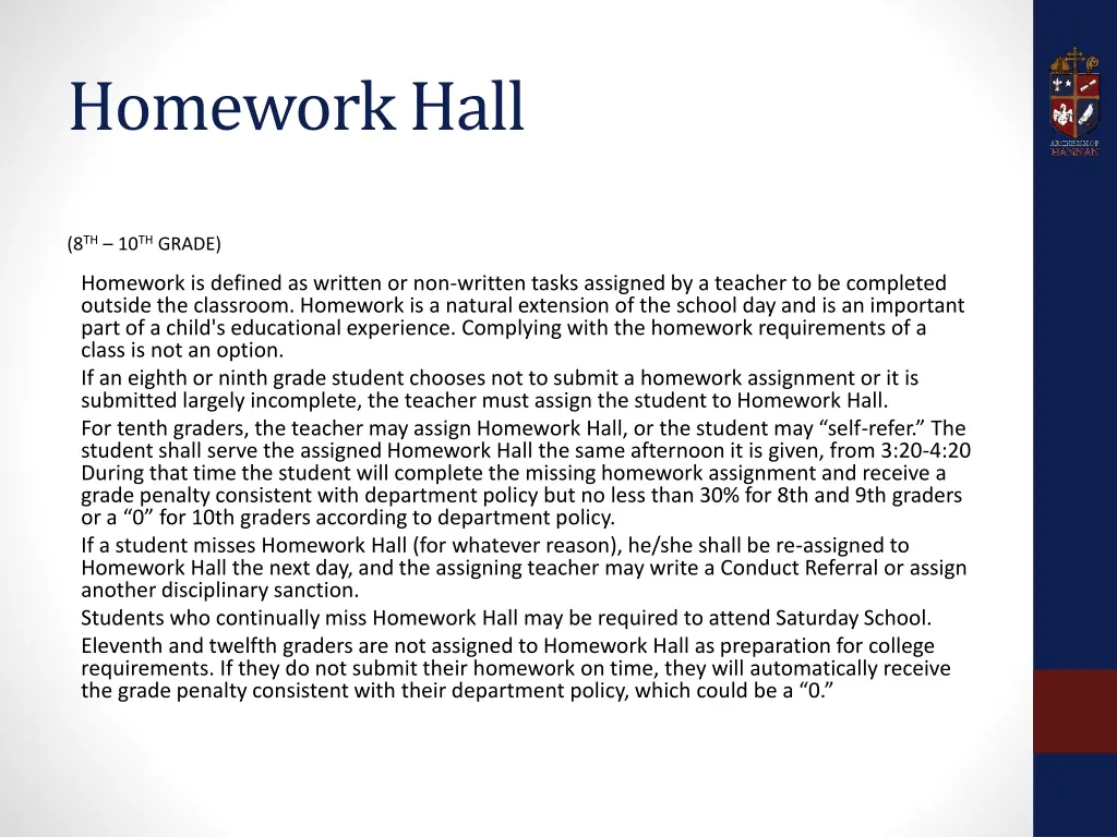 homework hall