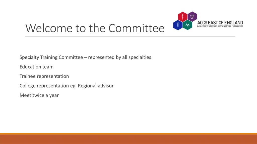 welcome to the committee