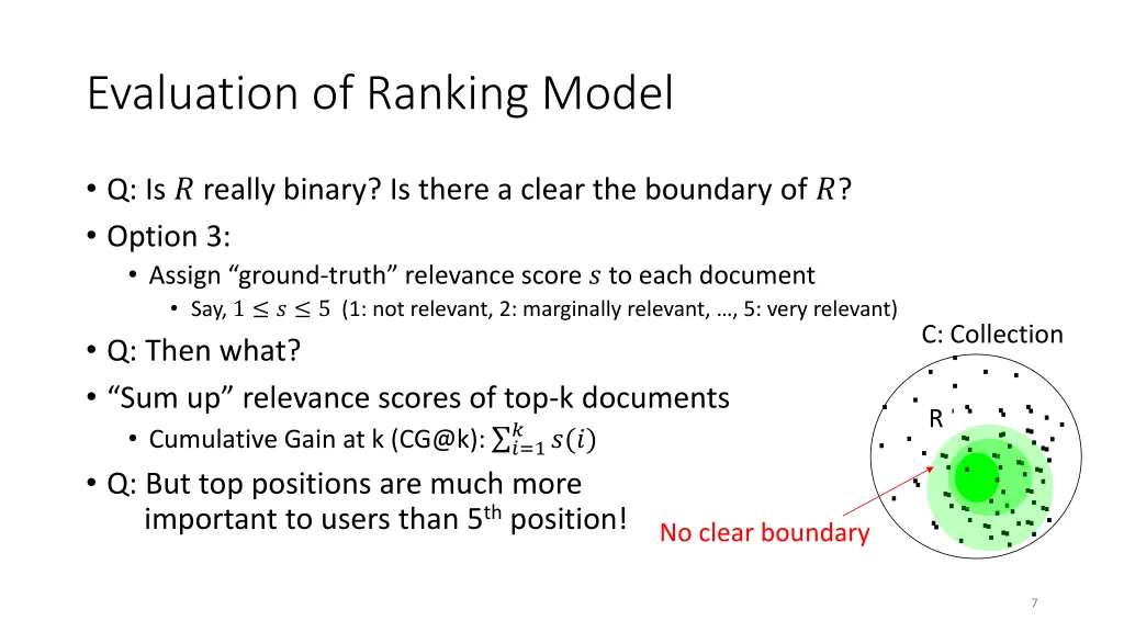 evaluation of ranking model 3