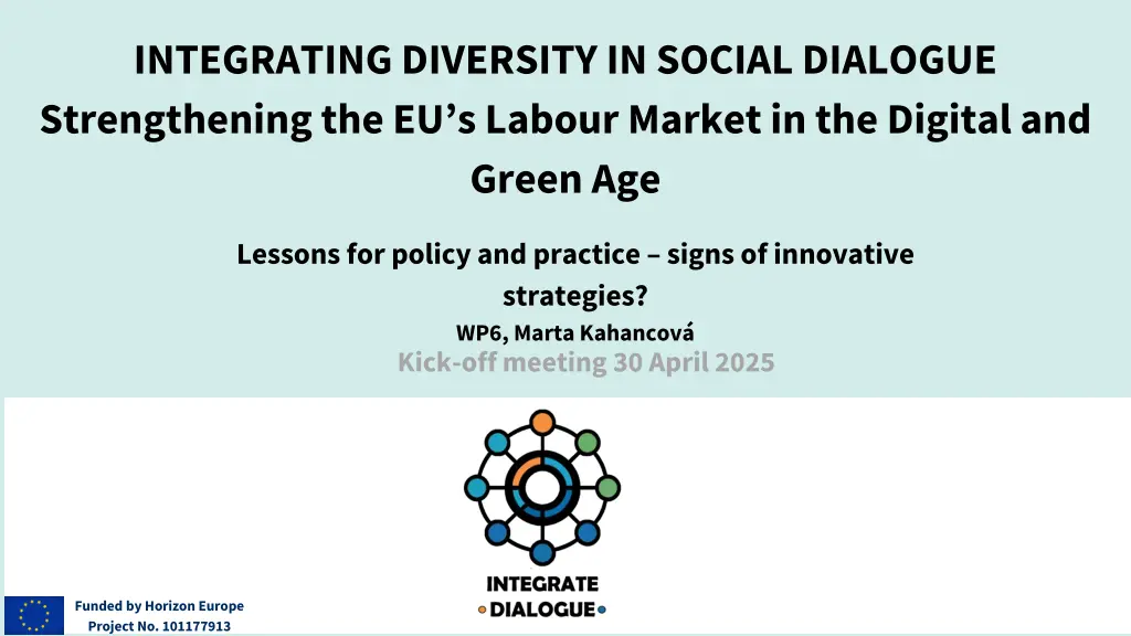 integrating diversity in social dialogue
