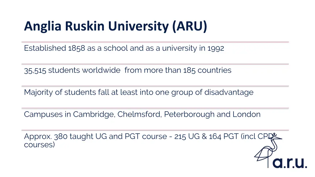 anglia ruskin university aru