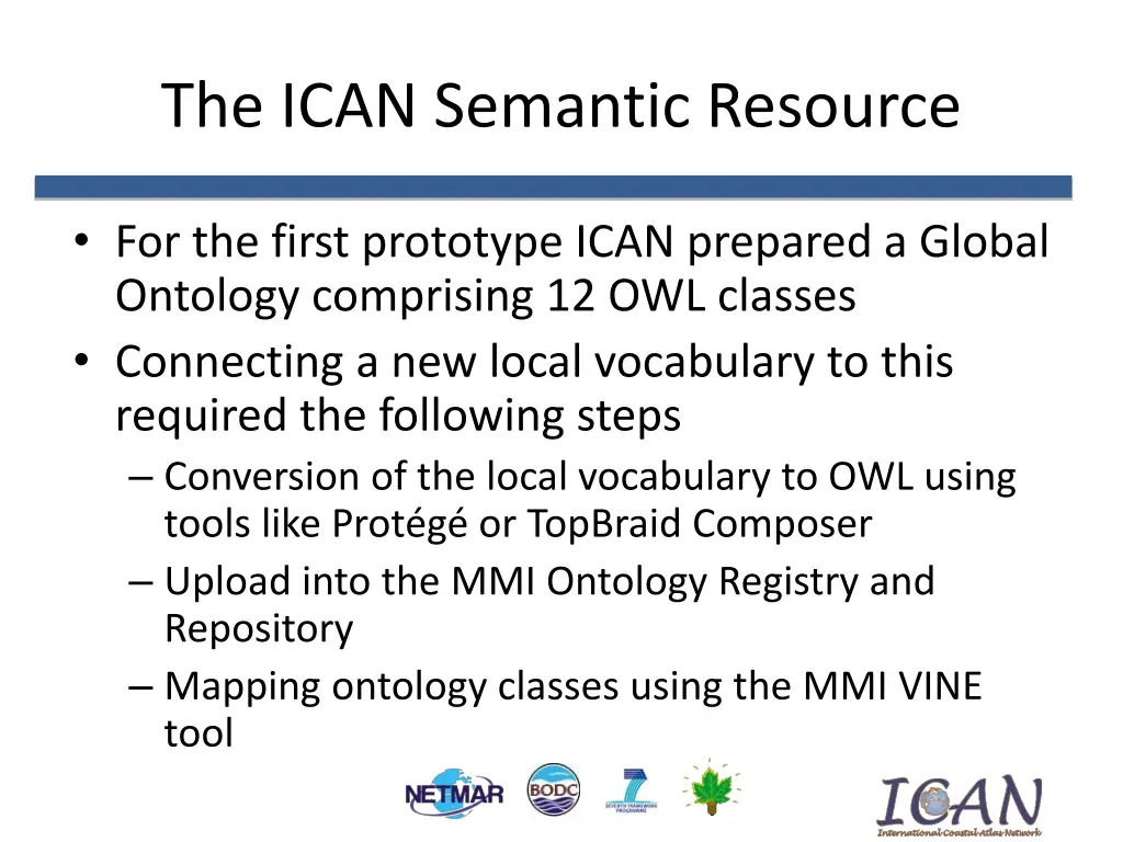 the ican semantic resource