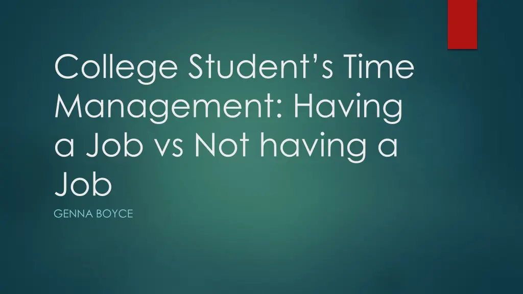 college student s time management having