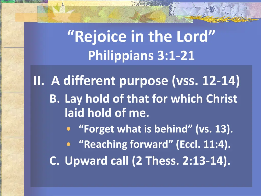 rejoice in the lord philippians 3 1 21 2