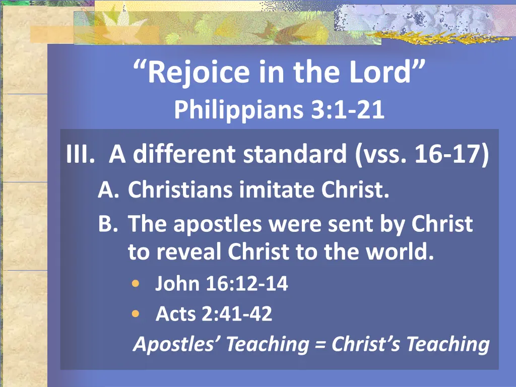 rejoice in the lord philippians 3 1 21 3