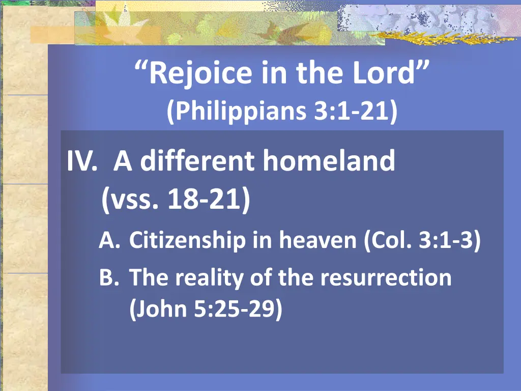 rejoice in the lord philippians 3 1 21 4