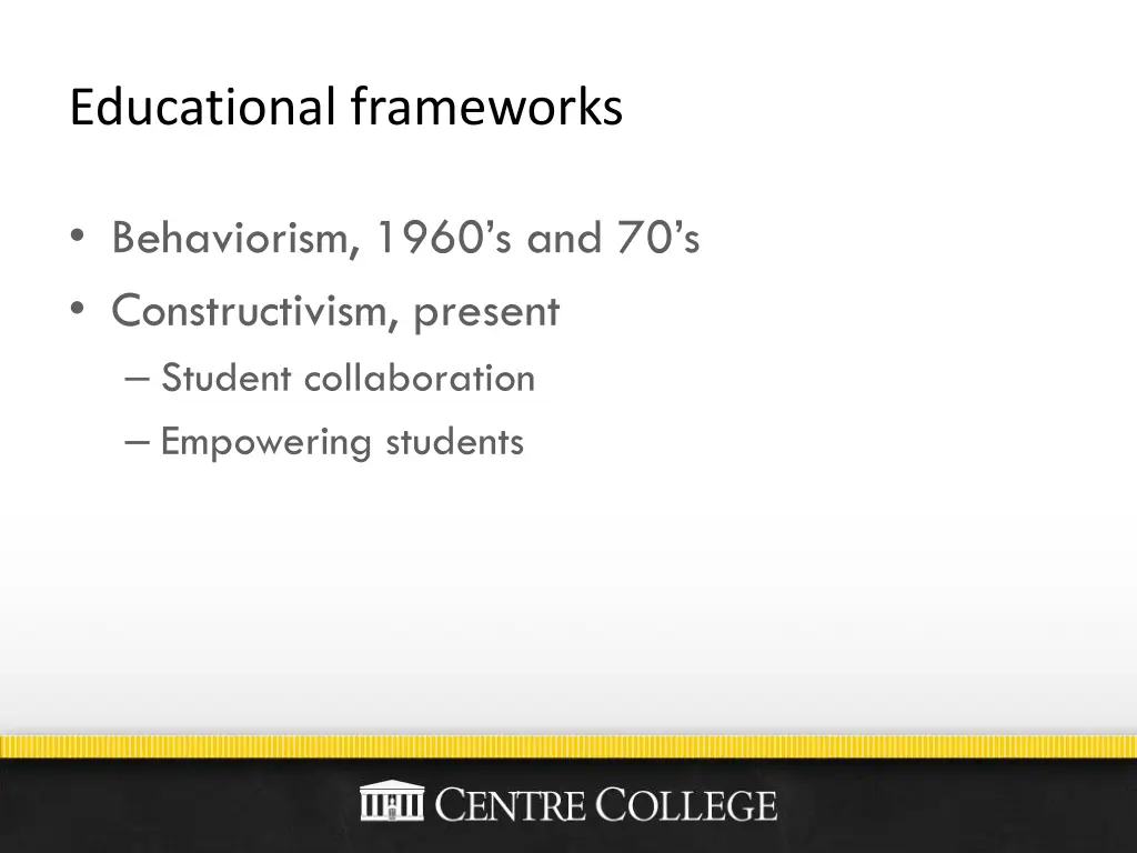 educational frameworks