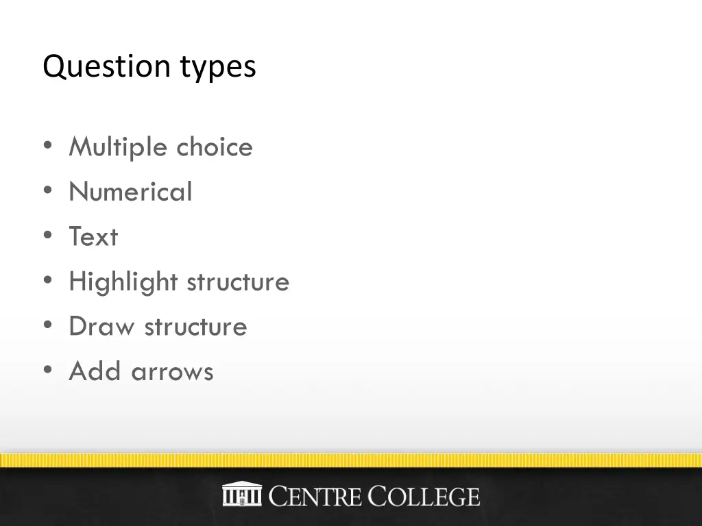 question types