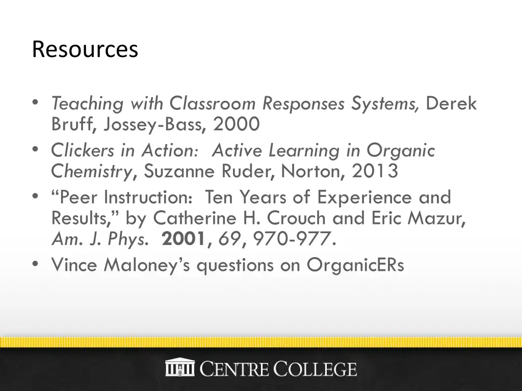 resources