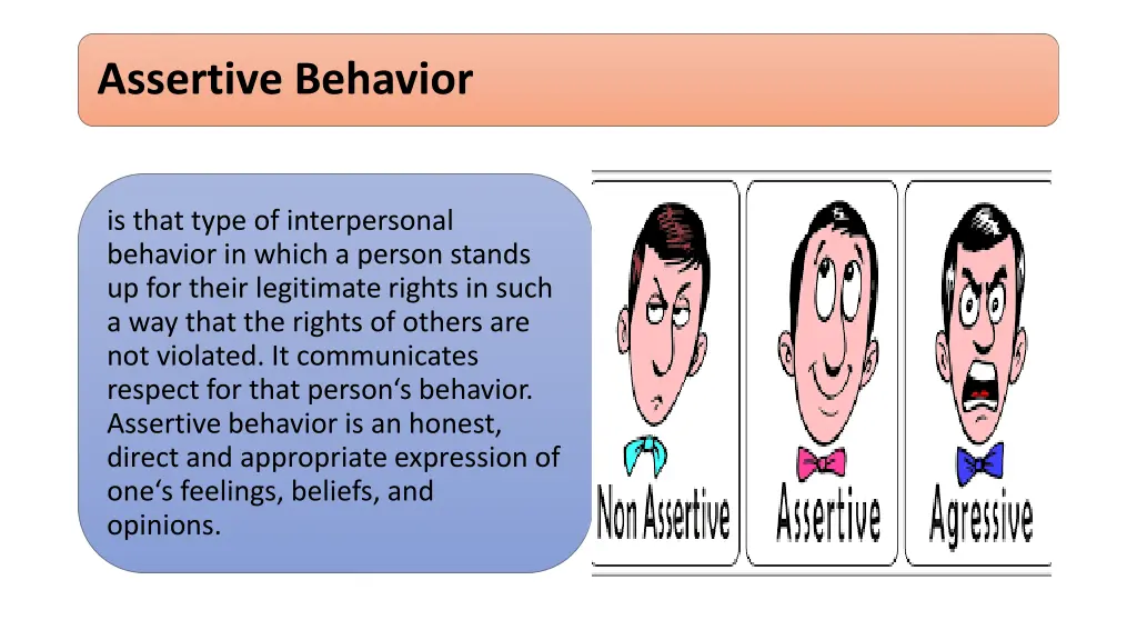 assertive behavior