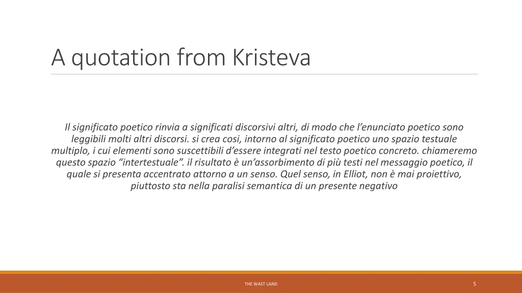 a quotation from kristeva