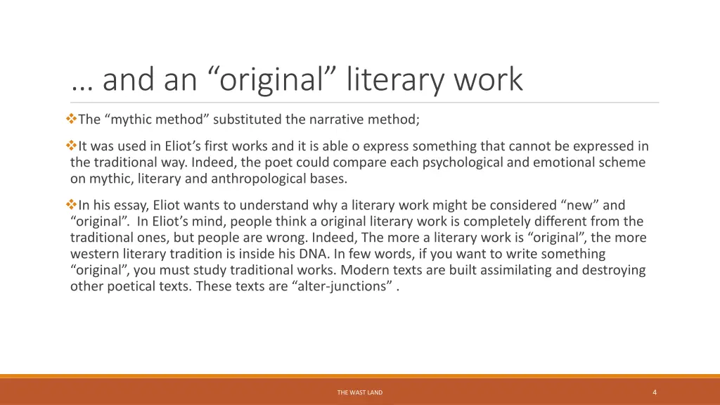 and an original literary work