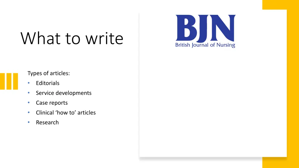 what to write